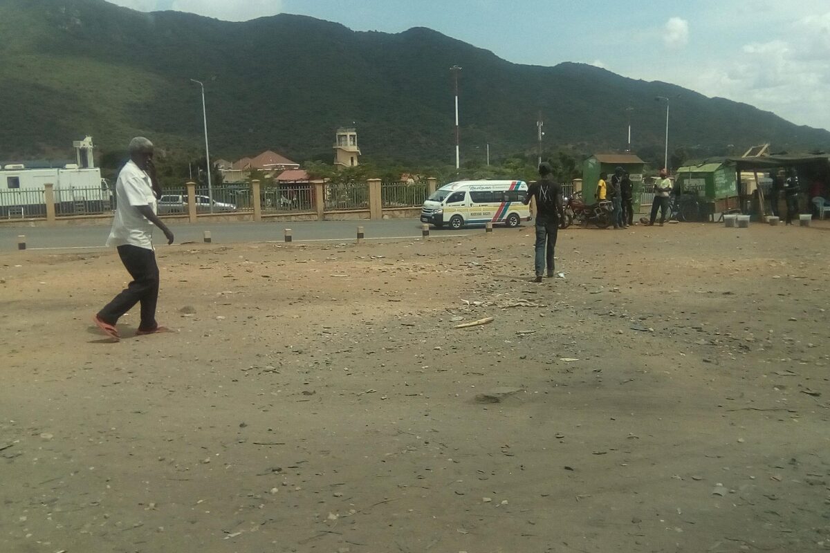 Namanga border gateway on the Tanzania side
